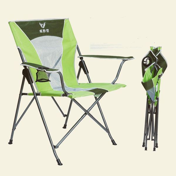 

folding chair breathable mesh outdoor portable beach camp furniture