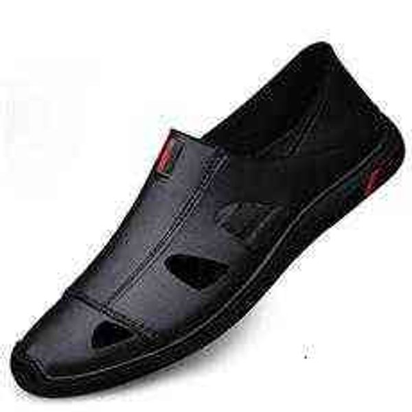 

tangzuo as2106 leather sandals, , 37-45, Black
