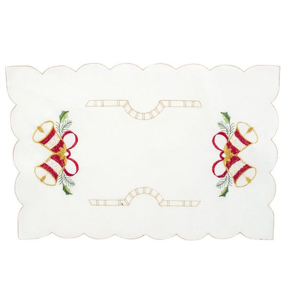 

mats & pads 1pc bowl fork placemat mat drink cup coasters decoration fashion home party christmas print dining table kitchen accessories