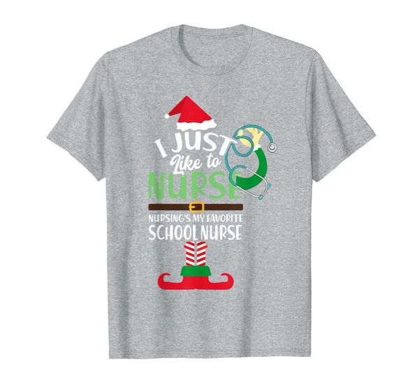 

School Nurse Nursing' My Favorite Xmas Gift T-Shirt, Mainly pictures