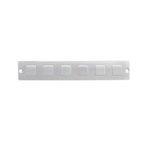 

waterproof 6 keys stainless steel metal keypads industrial matrix usb interface funtion rugged keypad keyboards