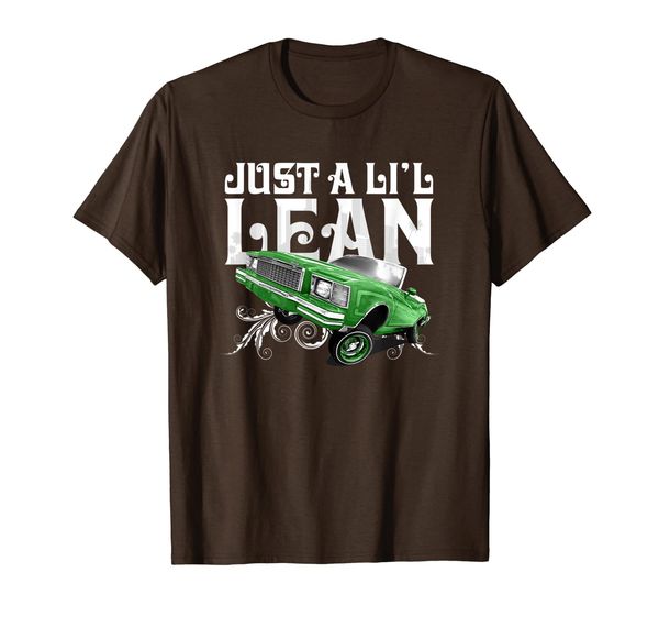 

just a li' lean - low rider car t-shirt for men/women/kids, White;black