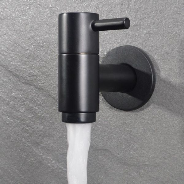 

kitchen faucets 1/2" outdoor garden washing machine faucet brass bathroom wall mounted sink black tap spigot bibcock