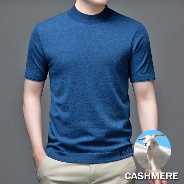 

men's sweaters brand 100% wool men pullover short sleeve thermal sweater slim fit turtleneck winter undershirt warm, White;black