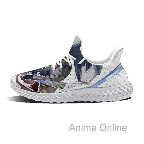 

spring tomioka giyuu fresh pattern outdoor lace-up shoes