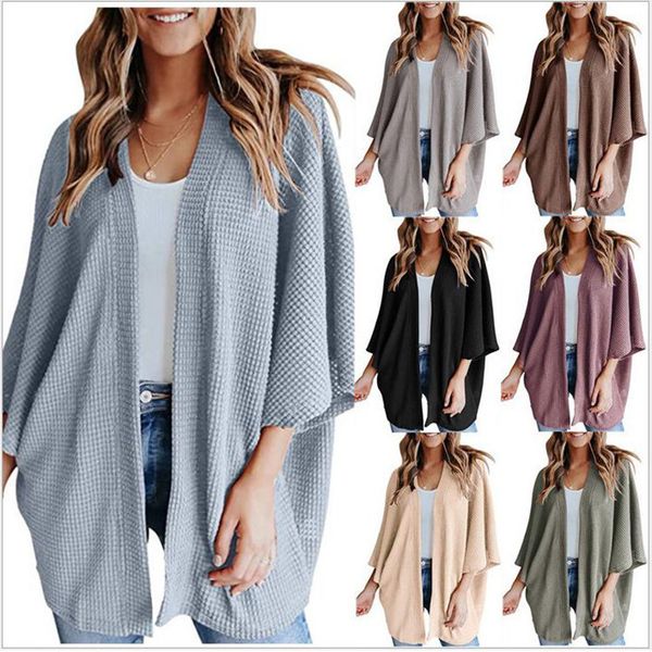 

luxury ets 2021 women's loose shawl cardigan sweater, Black;brown