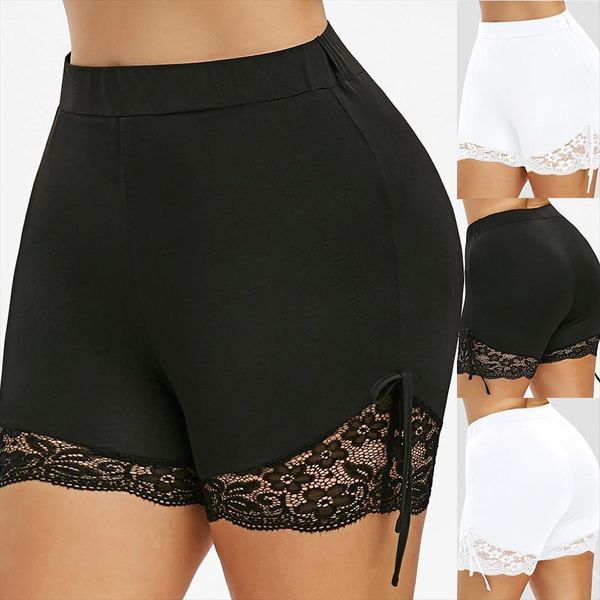 

lace elastic sport running stretch womens leggings trouser fitness clothes w, Black