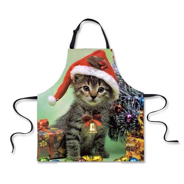

custom made aprons christmas cake printing fashion apron cute cat bib blouse from