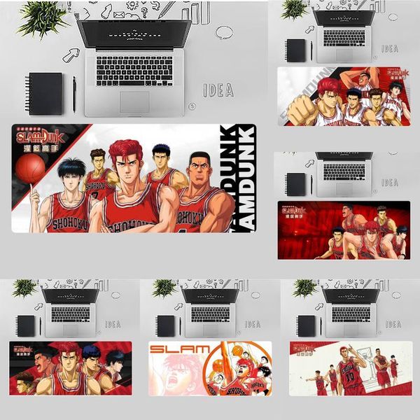 

mouse pads & wrist rests anime slamdunk shohoku durable rubber mat pad desk table office work gamer large mats non-slip lapcushion