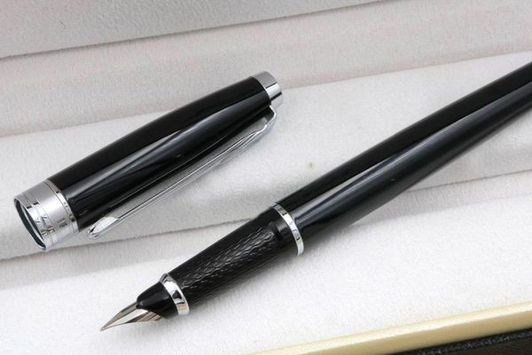 

fountain pens black gift retro pen silver piece accounting metal office