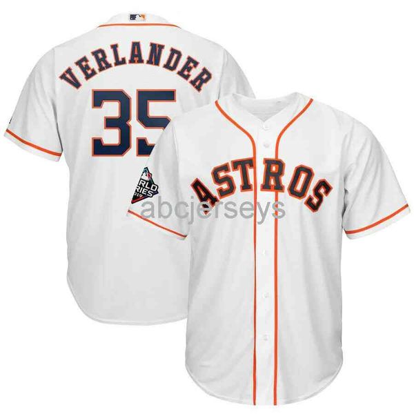 

stitched custom justin verlander #10 white baseball jersey xs-6xl, Black