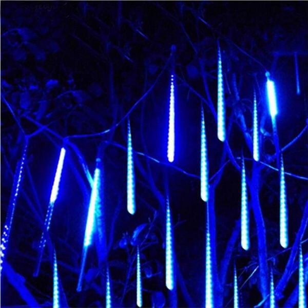 

strings year 30/50cm outdoor waterproof meteor shower rain 8 tubes led string lights for tree gardens xmas wedding party decoration