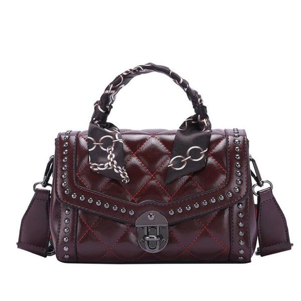 

brand designer fashion women's wide strap chain small flap crossbody bag shoulder handbags pu leather totes evening bags