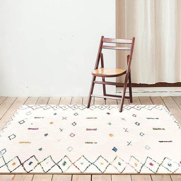 

carpets nordic morocco thick for living room soft home carpet bedroom bedside coffee table rug floor mat study dining rugs