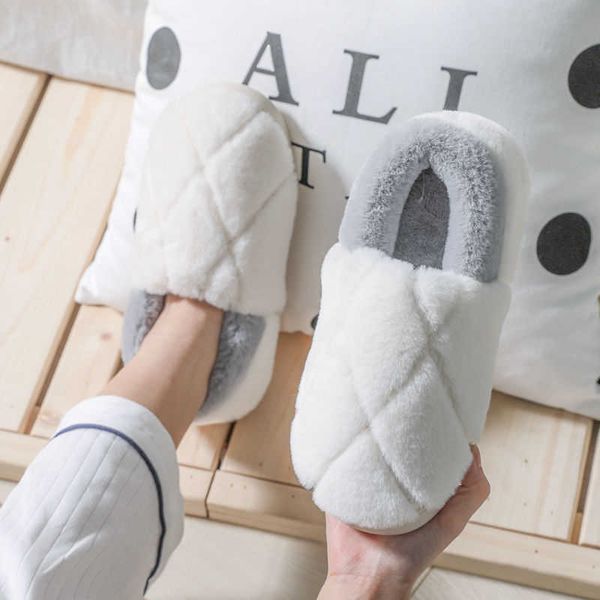 

wrap heel cotton shoes autumn and winter maternal antiskid plush thickened soft bottom month simple warm postpartum shoes female y0804, Black