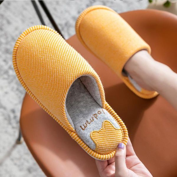 

women's slippers keep warm home comfy soft womens indoor 2021 for women couple bedroom shoes, Black