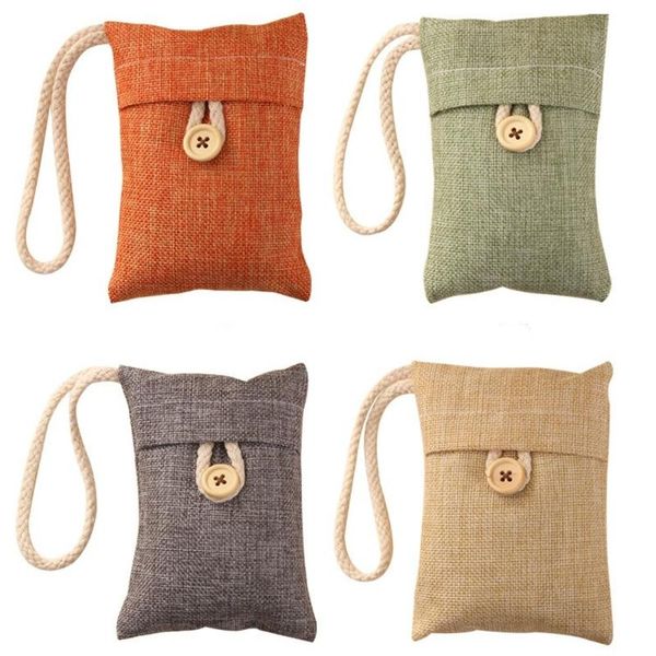 

car air freshener activated carbon removal of formaldehyde and odor purification charter pendant sack bamboo charcoal bag
