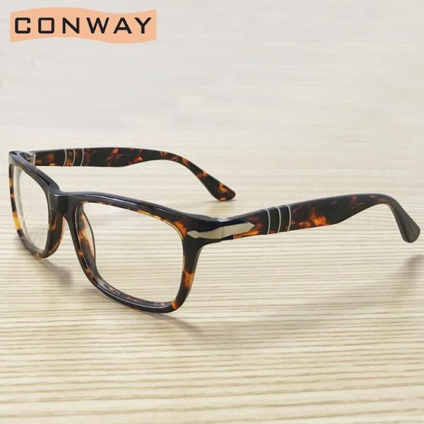 

fashion sunglasses frames conway classic rectangular glasses frame non presription clear lens eyewear for men women unbreakable acetate, Black