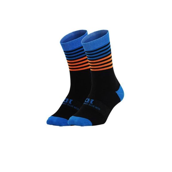 

sports socks professional outdoor sport running cycling compression stripes, letter all seasons cycling, climbing,, Black
