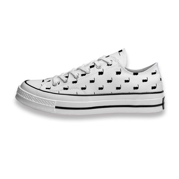 

custom printed sho monochrome cat sneakers low mens womens skateboard sport footwear diy trainers canvas casual shoe