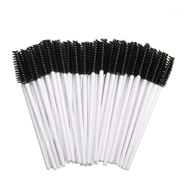 

500pcs/pack disposable micro eyelash brushes mascara applicator wand comb makeup tool kit1