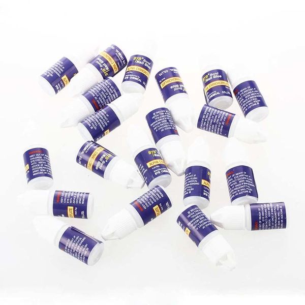

20pcs a adhesive glue decorated manicure pedicure 3g, Red;pink