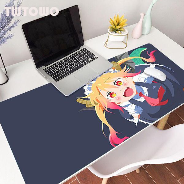 

mouse pads & wrist rests kobayashi dragon maid mousepad mat large mousepads desk non-slip sell custom home office