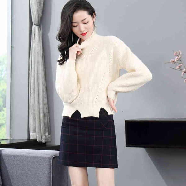 

winter neck temperate nightdress plaid skirt ladies of quality pieces, Black