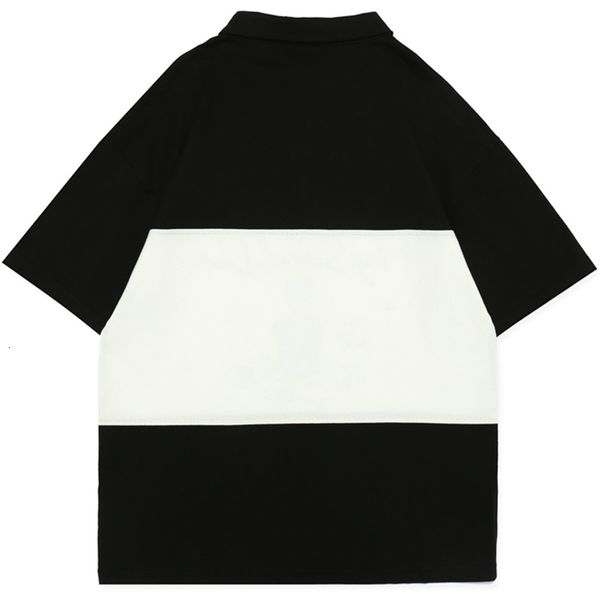 

men's t-shirts aolamegs shredded boy dog color paint printing for shirt men baggy casual t summer retro harajuku college streetwear, White;black