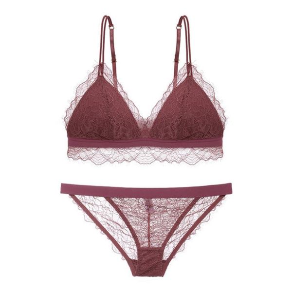

bras sets lingerie for women embroidery bra set push up brassiere fashion and panty lace underwear exotic apparel, Red;black