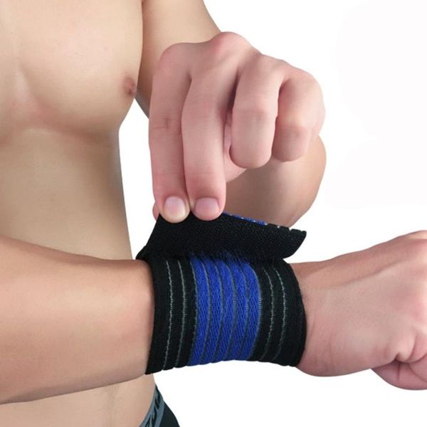 

wrist support 1pc adjustable sport cotton elastic bandage hand wristband gym brace fitness training safety protect, Black;red