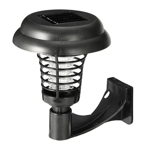 

uv led solar powered outdoor mosquito insect pest bug zapper killer garden light