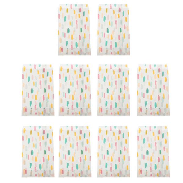 

pcs disposable kids candy bags practical storage bag paper dessert gift wrap