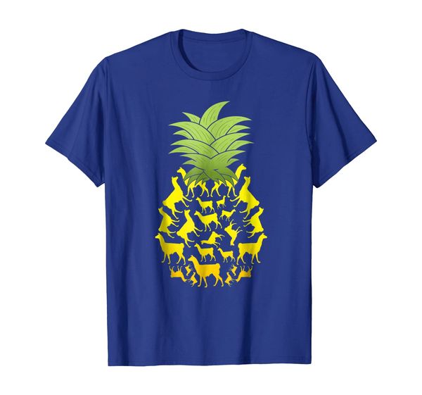 

tropical pineapple llama t-shirt alpaca, White;black