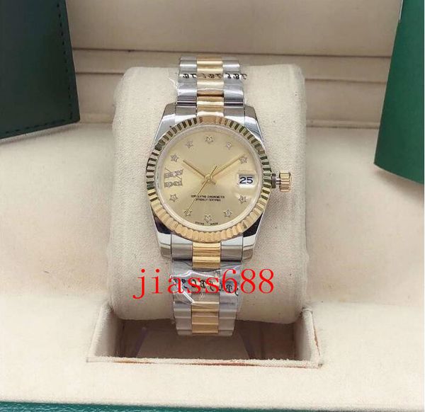 

31MM five-pointed star diamond dial mechanical automatic watch 2813 movement 316L stainless steel band Fashion watches