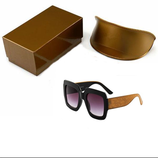 

designer sunglasses original eyeglasses outdoor shades pc frame fashion classic lady mirrors for women and men glasses 5 colors with box, White;black