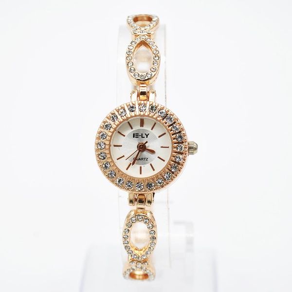 

wristwatches women wrist watch rhinestone bracelet fashion relogio feminino the dress silver/gold, Slivery;brown
