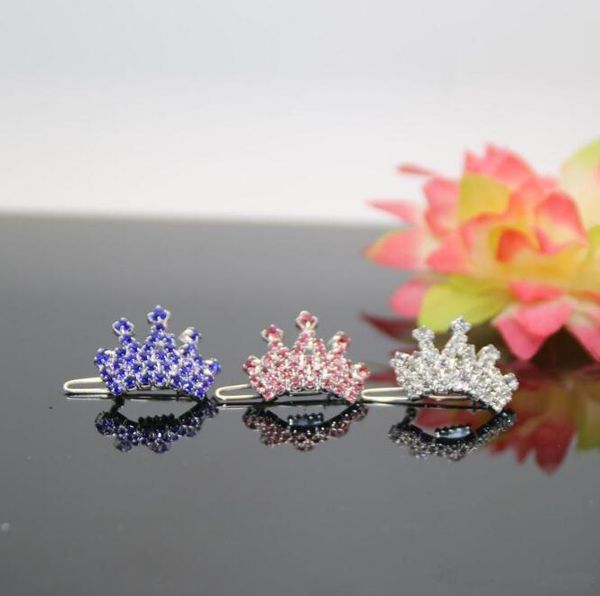 

dog apparel rhinestone crown hairpin child hair accessories girl headwear pet