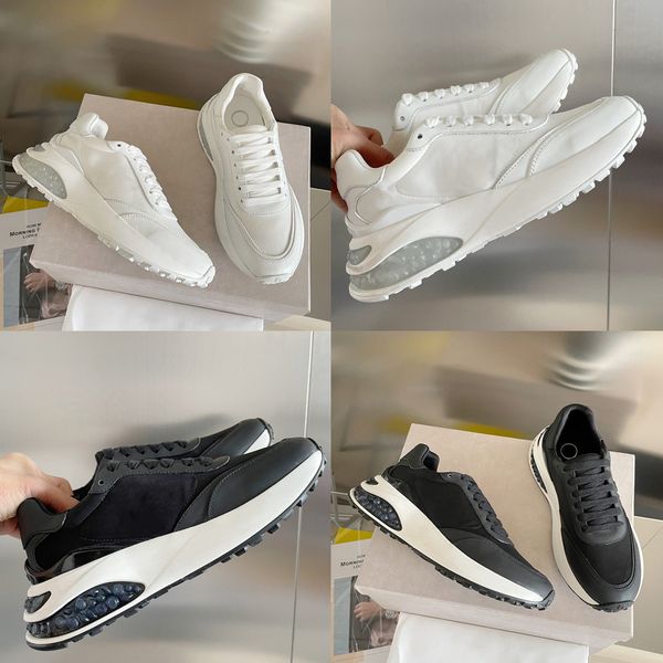 

flat women's shoes designer casual luxury fashion lace-up black and white sports shoelace shoe box size 35-40, Red;white