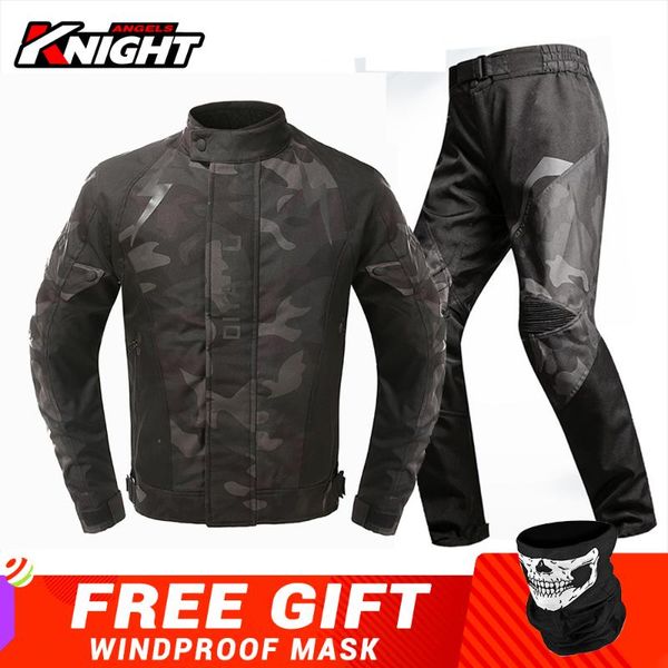 

motorcycle apparel waterproof jacket chaqueta moto gear reflective suit motocross racing cold-proof removable