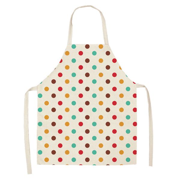 

cotton and hemp creative geometric apron wq0020