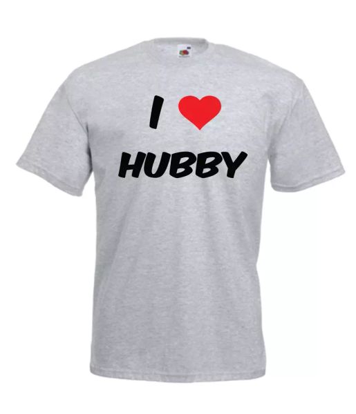 

i love my husband xmas gift idea mens women t shirts multi-color size s-2xl, White;black