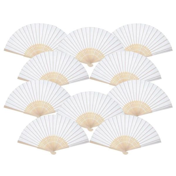

white children's painting fan diy hand-painted pigment surface church wedding gift party decoration other home decor