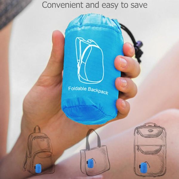 

outdoor bags anti-wave water skin storage bag mountaineering ultralight travel portable folding backpack leisure sports