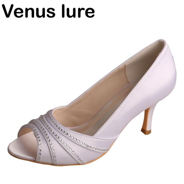 

dress shoes wedopus women white heels and pumps open toe crystal bridal for, Black