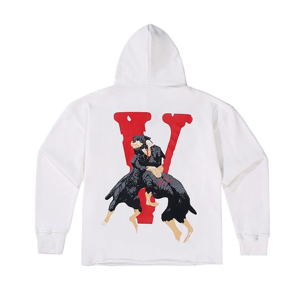 

factory long 2021 brand v hoodie trendy br 20ss autumn winter new skull print big men's women's loose casual hooded sweater, Black