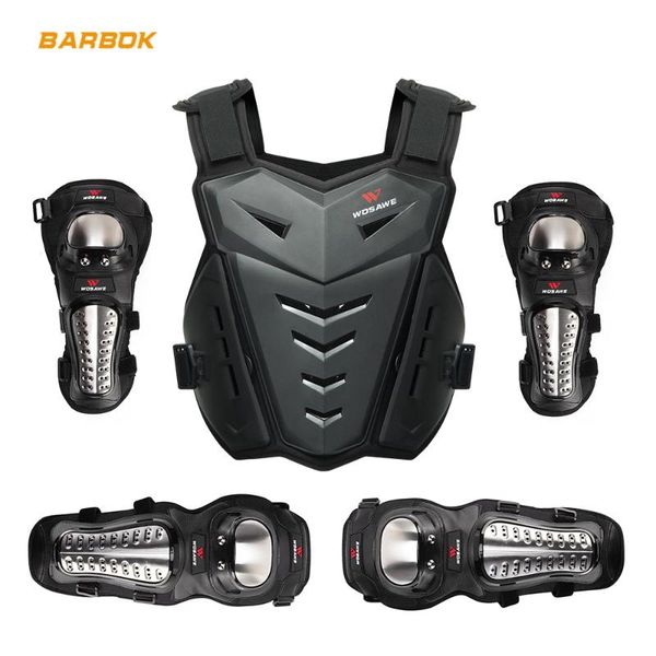 

motorcycle armor wosawe jacket motocross vest back chest body protector off-road motorbike protective gear suit