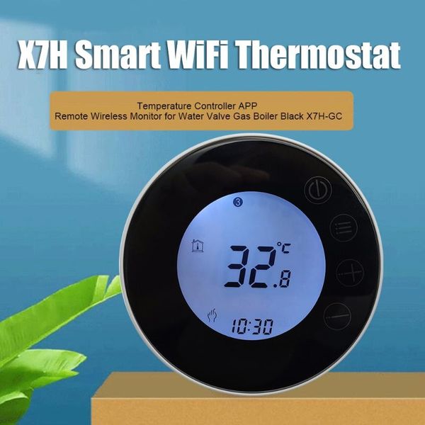 

smart home control x7h wifi thermostat temperature controller intelligent touch screen app remote wireless monitor for water valve gas boile