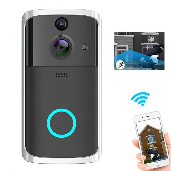 

doorbells wireless security doorbell smart wifi video welcome bell with 720p hd camera night vision motion detection for home apartments