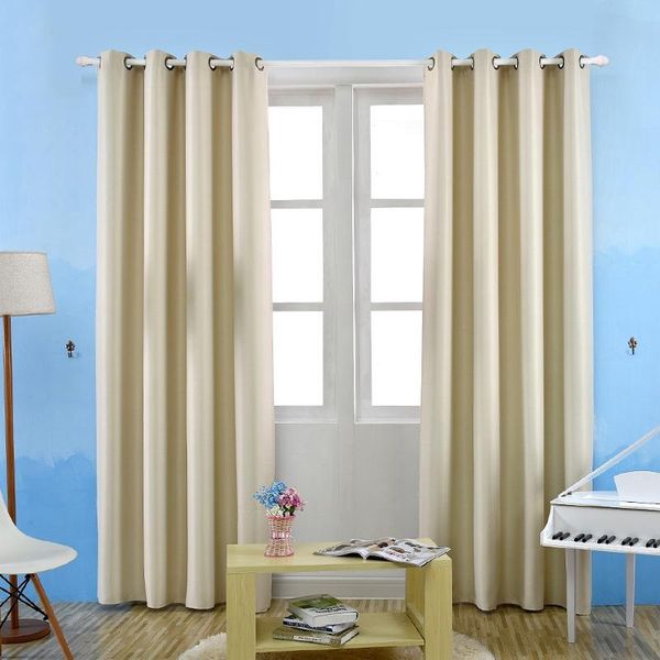 

curtain & drapes 8 color windows curtains for living room bedroom the kitchen modern children's blackout shade cloth grommet top